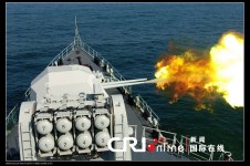 中澳海军在黄海举行实弹联合军演